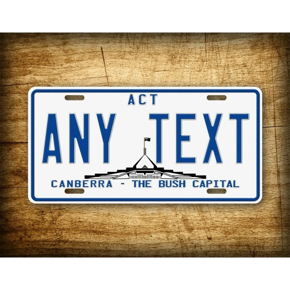 Canberra Vintage & Collectible Centre Reviews - Vintage Canberra Avustralya Özel Metal Tabela,