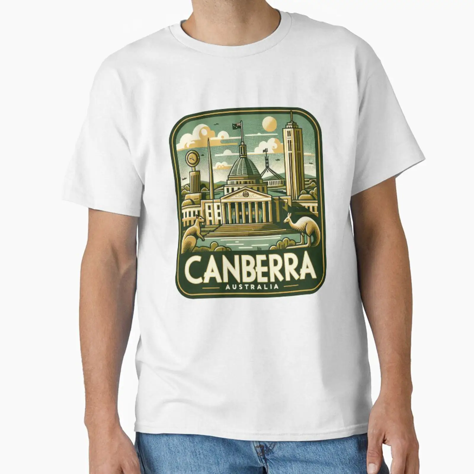 Canberra Vintage & Collectible Centre Reviews - Vintage Canberra Seyahat Çıkartması Retro Avustralya
