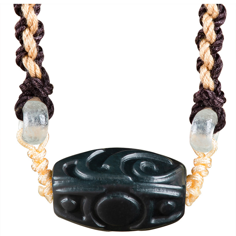 Hetian Yeşim Oyma Boncuk Kolye - Vintage Necklace incelemesi ve fiyatı