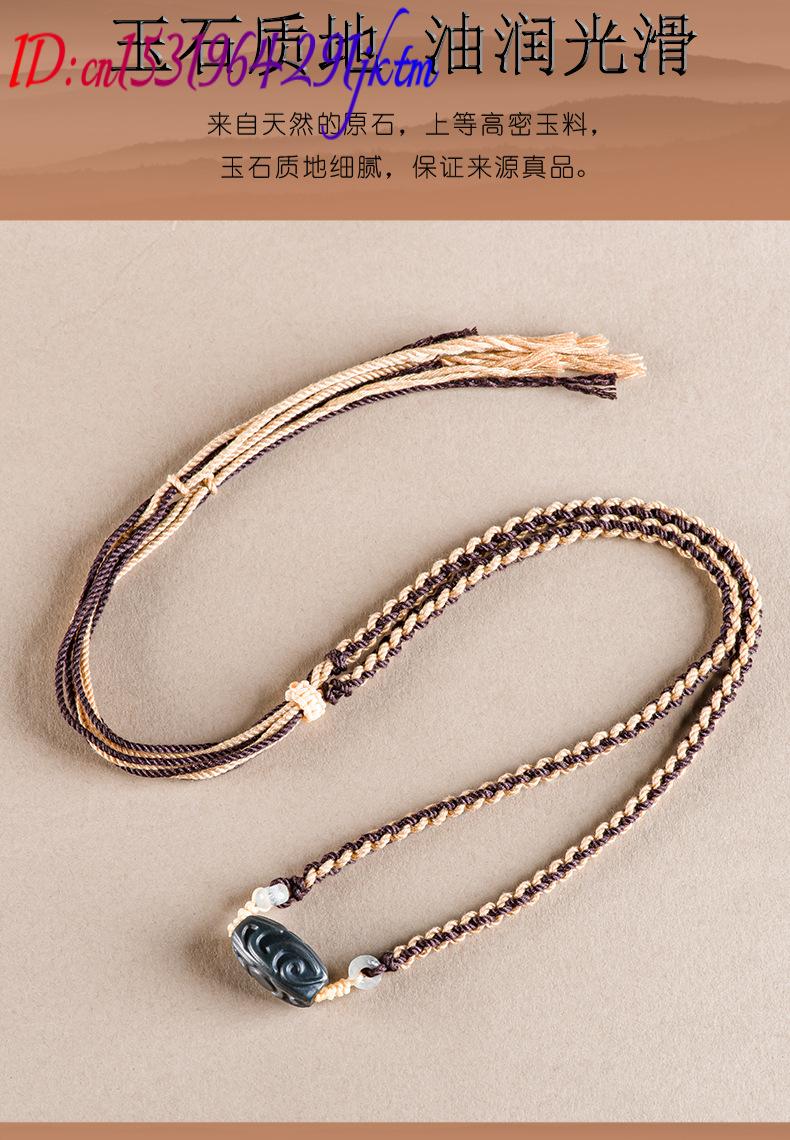 Hetian Yeşim Oyma Boncuk Kolye - Vintage Necklace incelemesi ve fiyatı