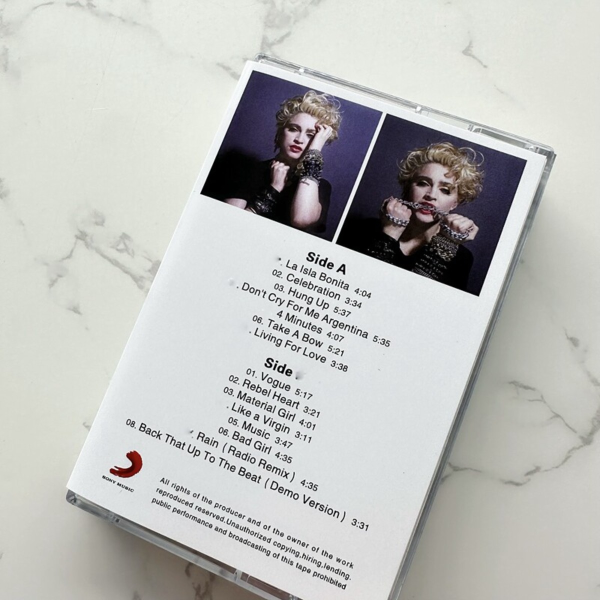 Madonna Klasik Pop Müzik Kaset - Vintage Collectible & Vintage Dolls incelemesi ve fiyatı